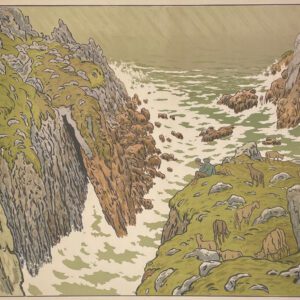 Henri Rivière Lith. 3 - La Falaise, 1897 - Les Aspects de la Nature