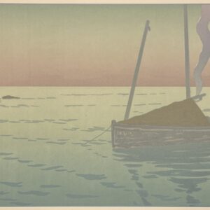 Henri Rivière Lith. 63 - Le Soleil couchant, 1901 - La Féérie des Heures