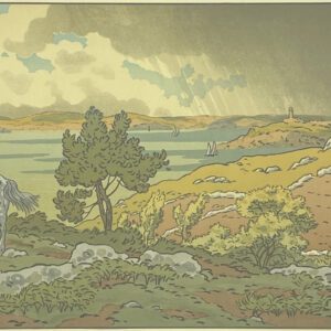 Henri Rivière Lith. 64 - L'Arc en ciel, 1901 - La Féérie des Heures