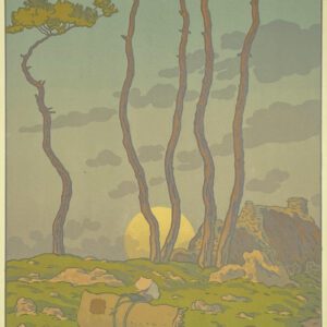 Henri Rivière Lith. 70 - La Pleine Lune, 1902 - La Féérie des Heures