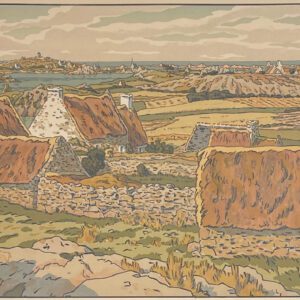Henri Rivière Lith. 93 - L'ile Bréhat, 1913 - Le Beau Pays de Bretagne
