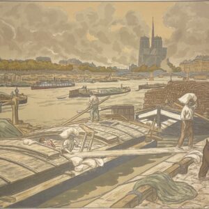Henri Rivière Lith. 20 - Notre-Dame vue du Quai d'Austerlitz, 1900 - Paysages Parisiens