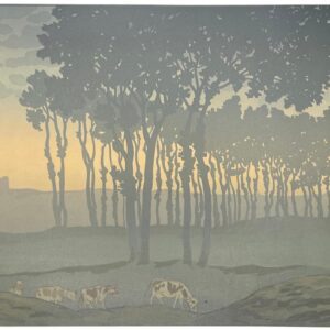 Henri Rivière Lith. 62 - L'Aube, 1901 - La Féérie des Heures