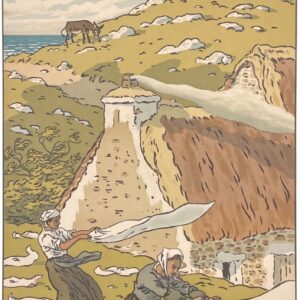 Henri Rivière Lith. 69 - le Vent, 1901 - La Féérie des Heures