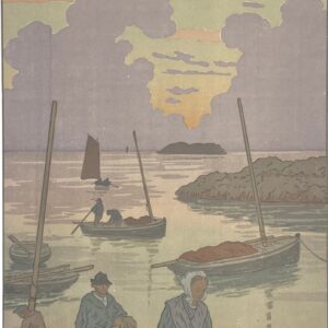 Henri Rivière Lith. 73 - Le Crépuscule, 1902 - La Féérie des Heures