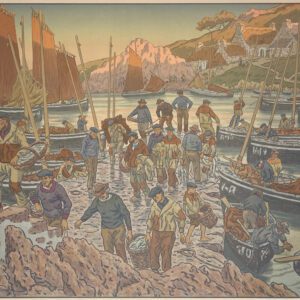 Henri Rivière Lith. 99 - Le Port, 1906 - Au vent de Noroît