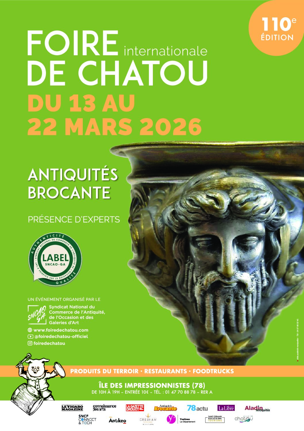 Bleu Galerie à la 110e édition de la foire du Chatou !