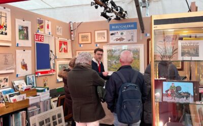 Retour sur la Foire de Chatou : BLEU GALERIE expose l’art de Henri Rivière et des Sérigraphies des années 80