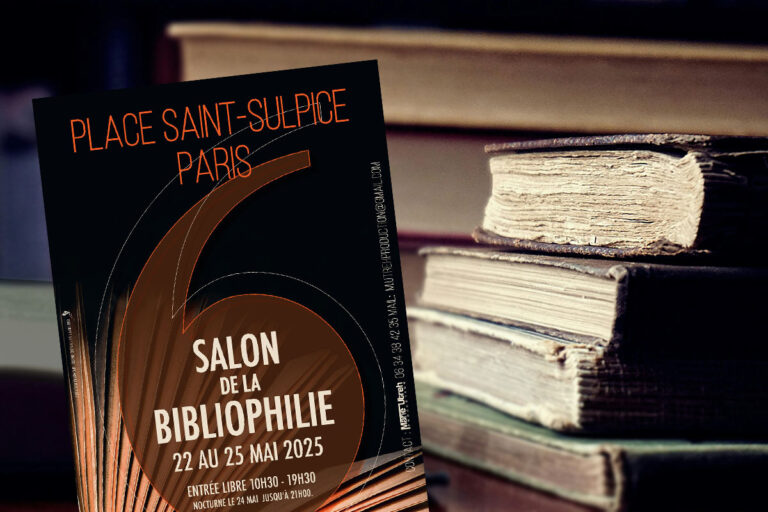 Mai 2026 : Rendez-vous à Saint-Sulpice : BLEU GALERIE au Salon de la bibliophilie