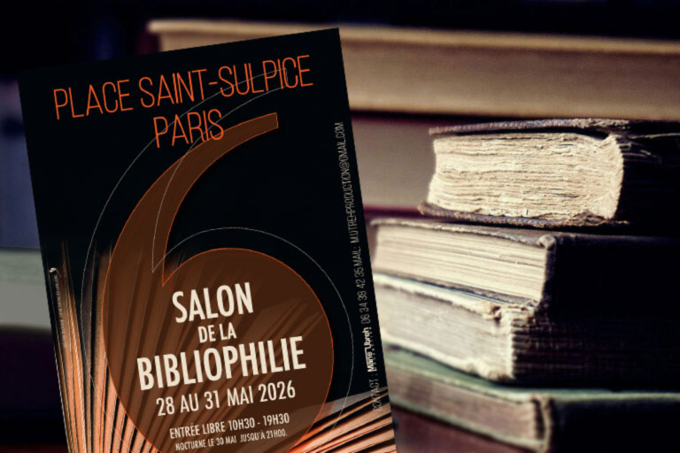Mai 2026 : Rendez-vous à Saint-Sulpice : BLEU GALERIE au Salon de la bibliophilie